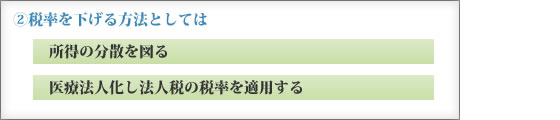 税率を下げる方法としては